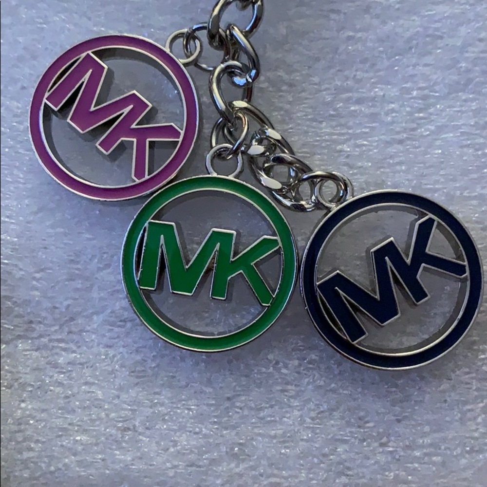 Michael Kors Silver Multi-Color Keychain / Charm. - Picture 8 of 8